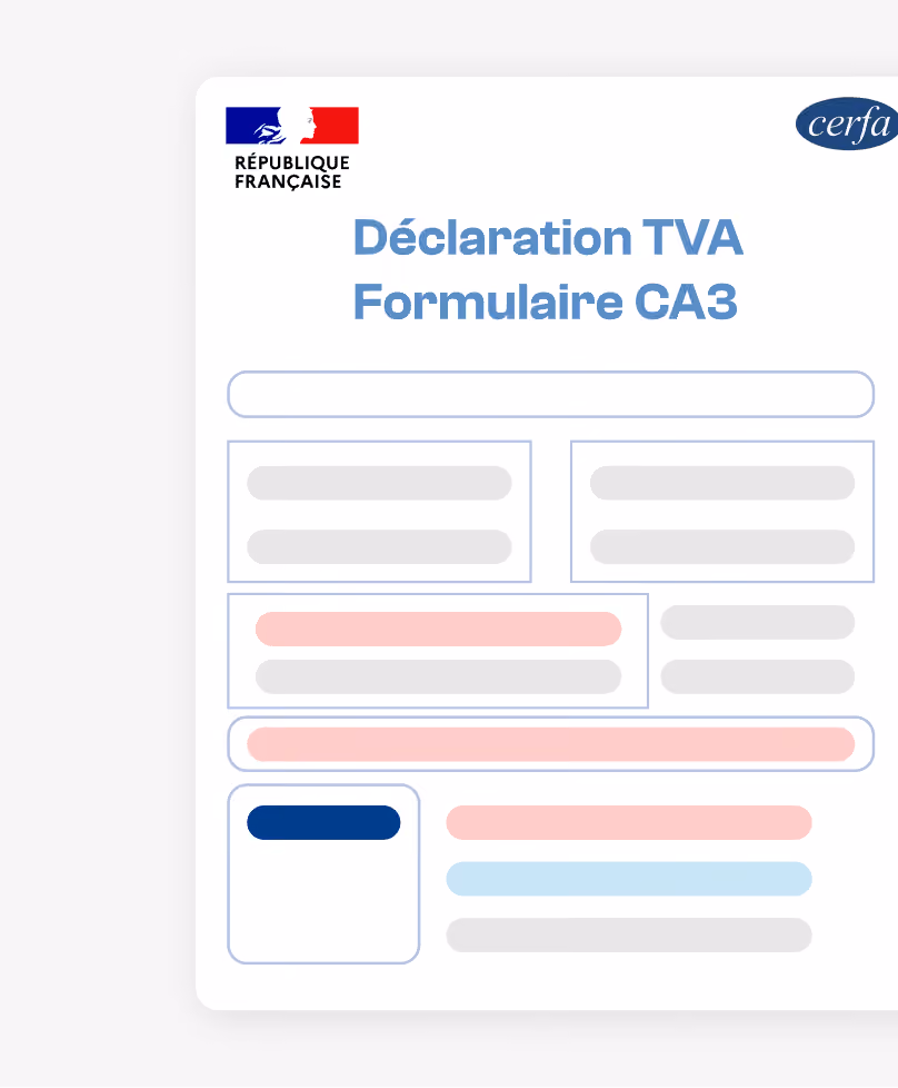 Extraction Formulaire CA3 TVA
