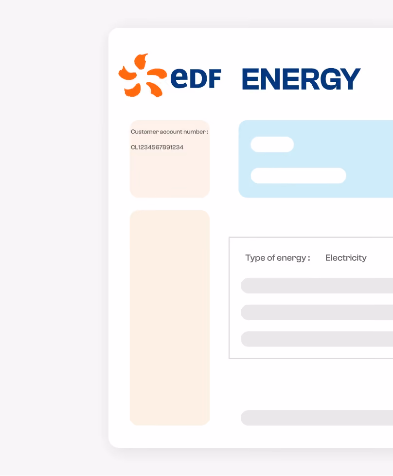 EDF bill photo