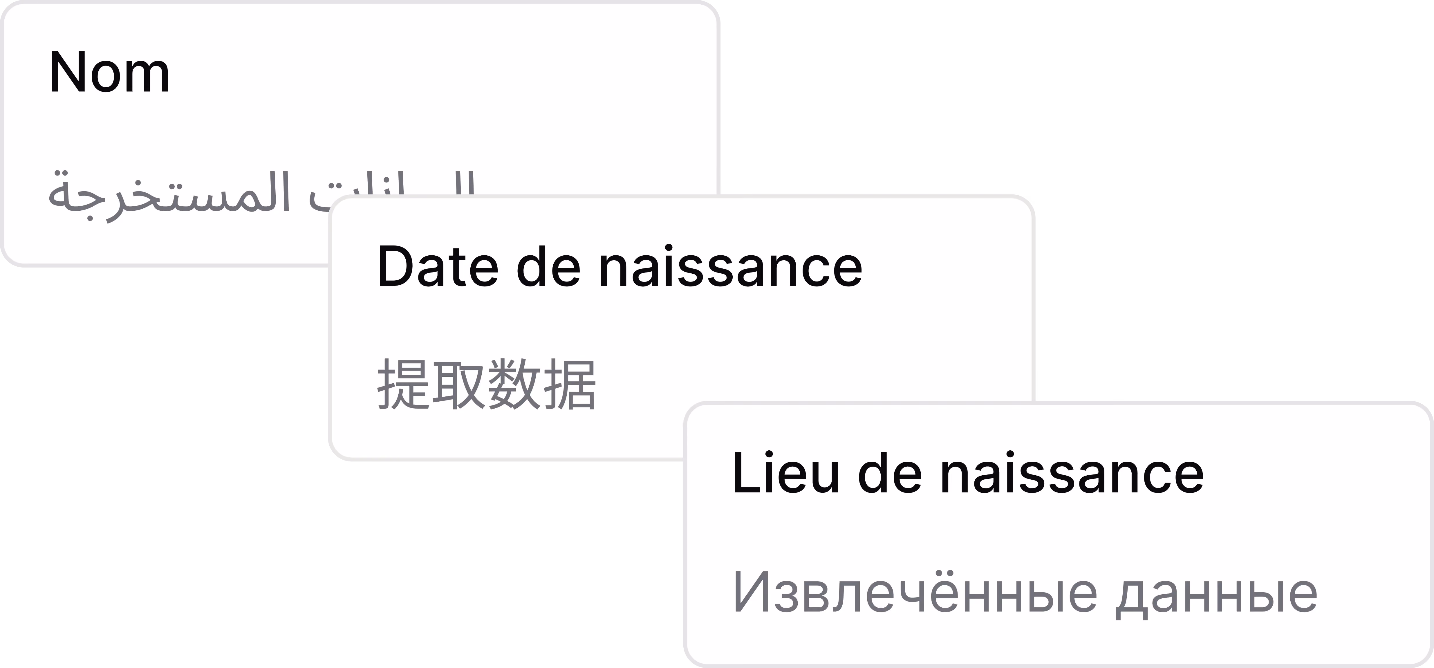 acte de naissance multilingue