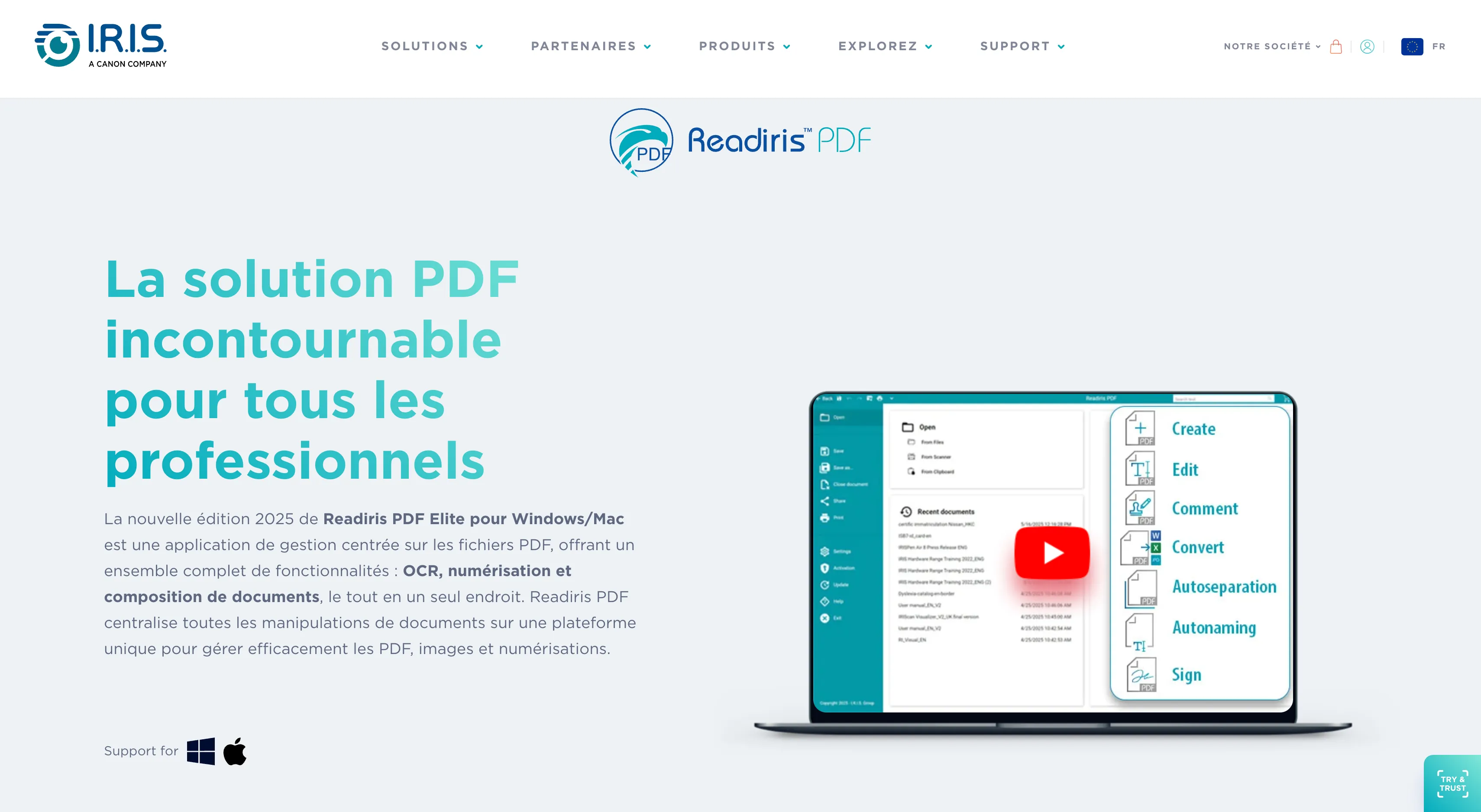 readiris pdf website