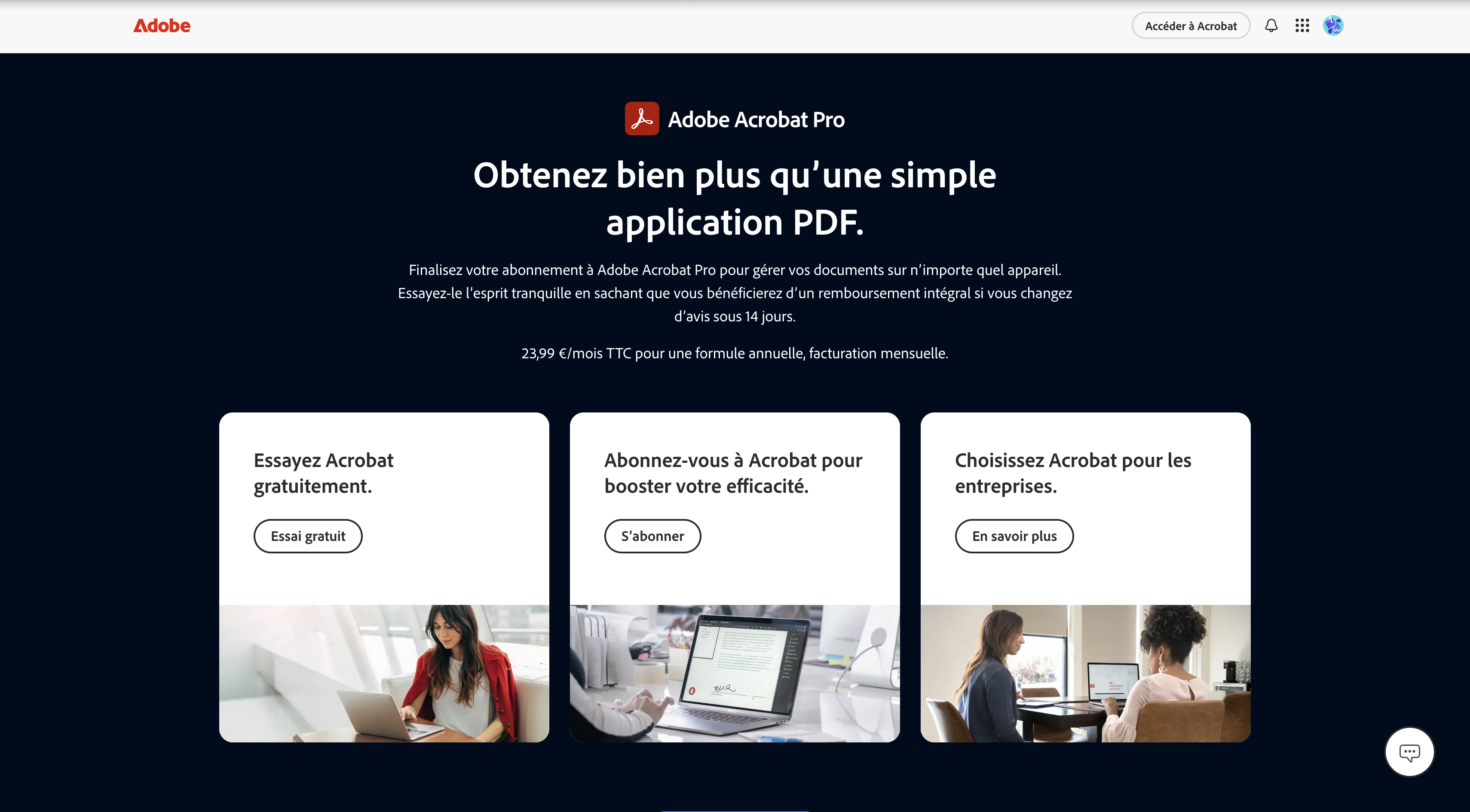 adobe acrobat pro website