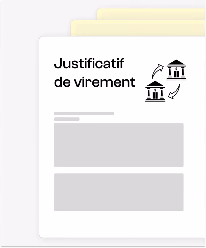 Justificatif de virement