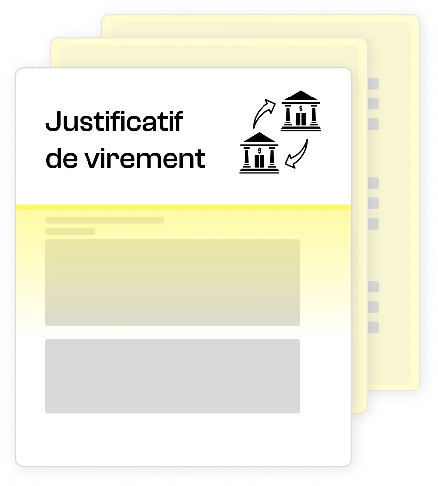 justificatif de virement
