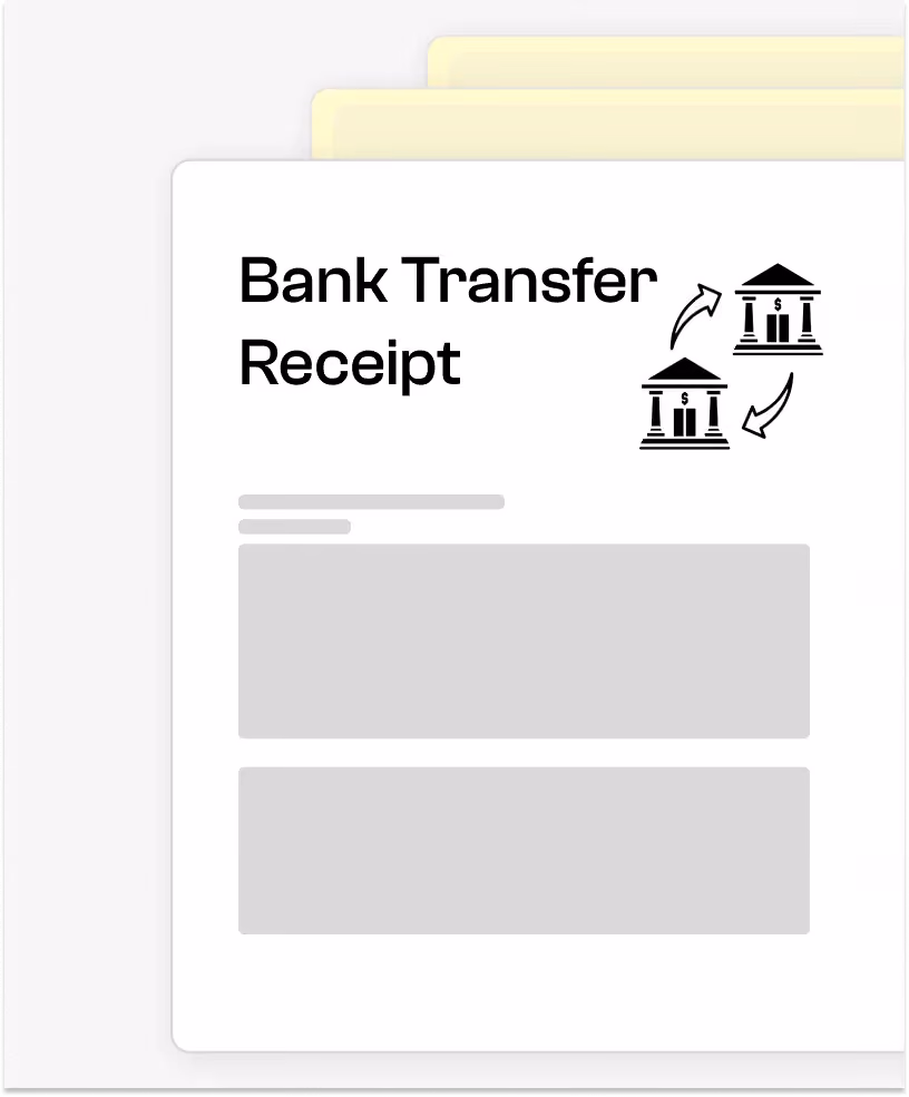 Bank Transfer Receipt