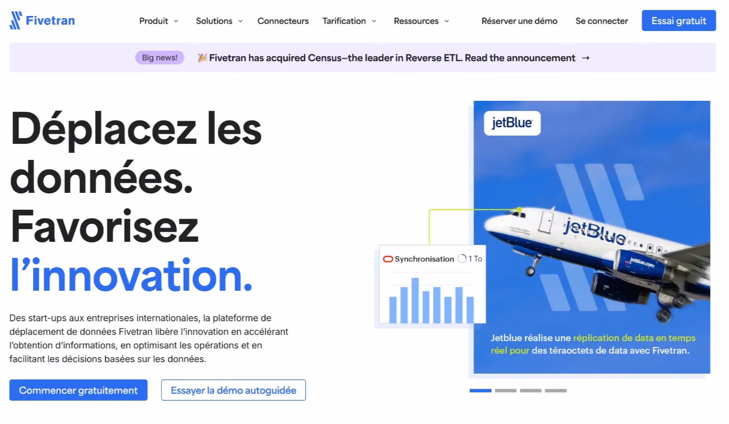 Fivetran website