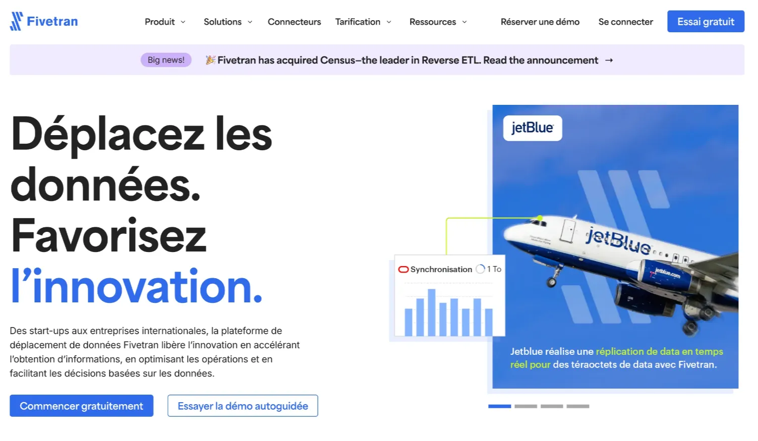 Fivetran website