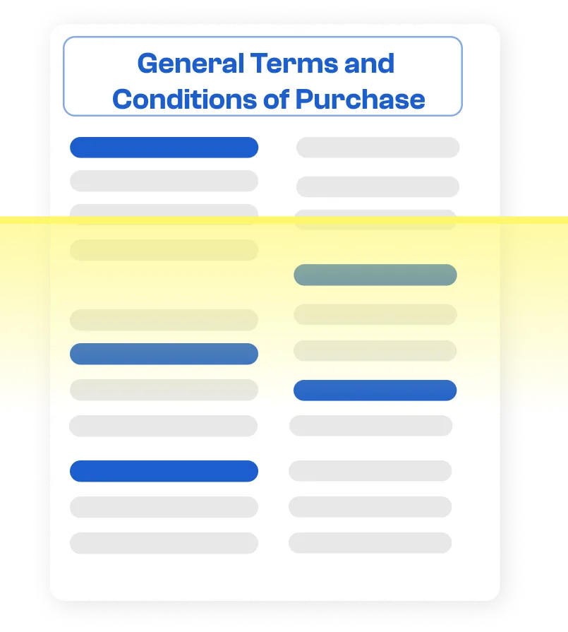 general conditions of purchase