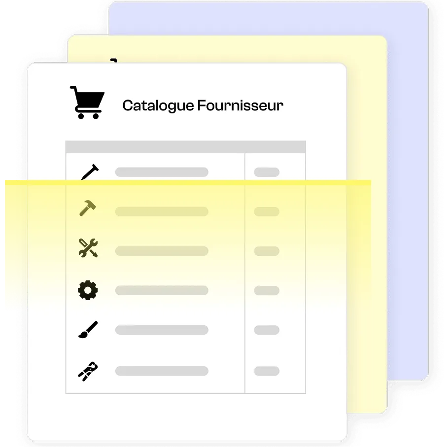 Beispiel einer Preistabelle.