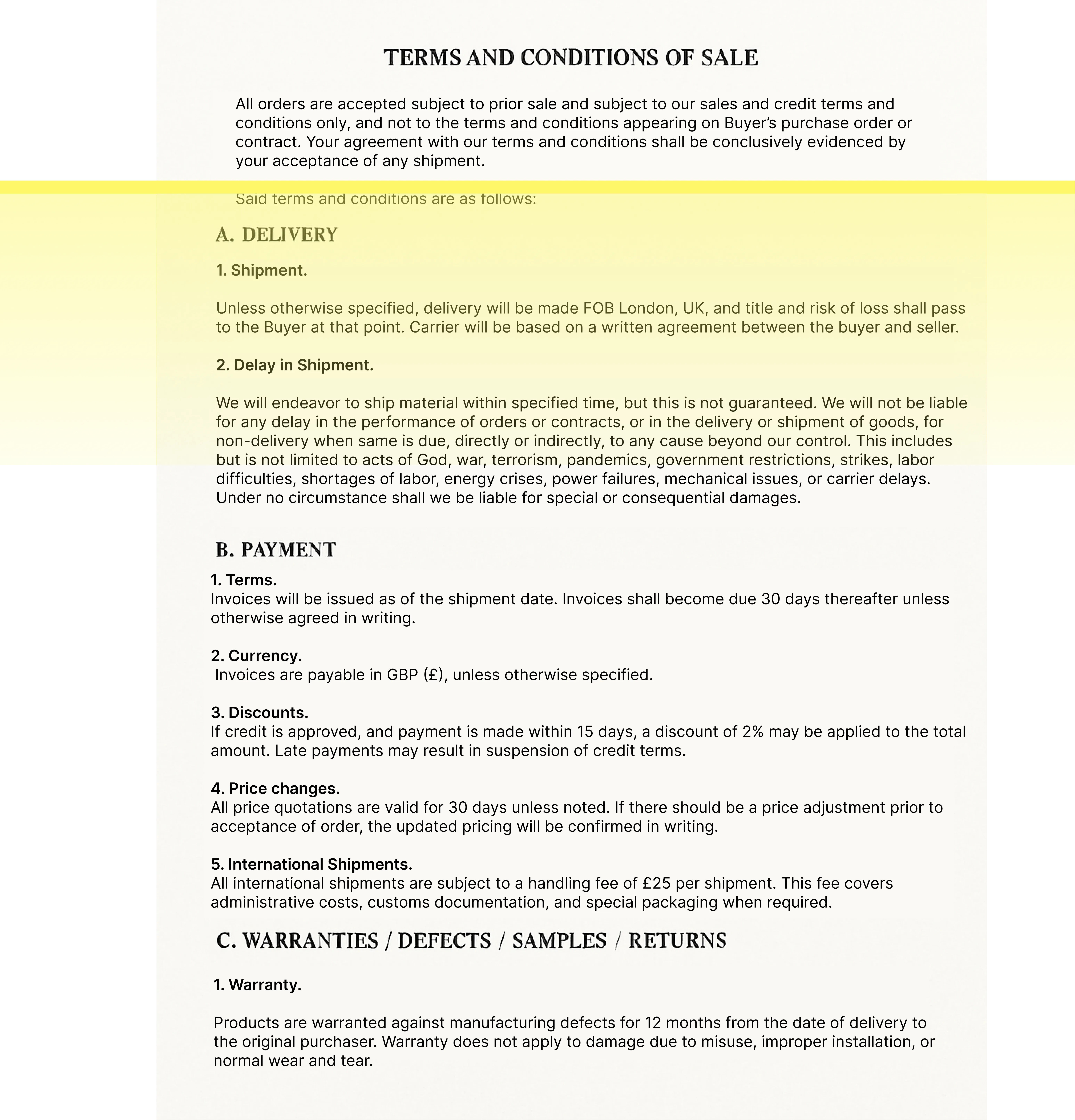 OCR-Extraktion von Vertragsbedingungen (AGB) – digitale Verarbeitung rechtlicher Inhalte mit Koncile KI.