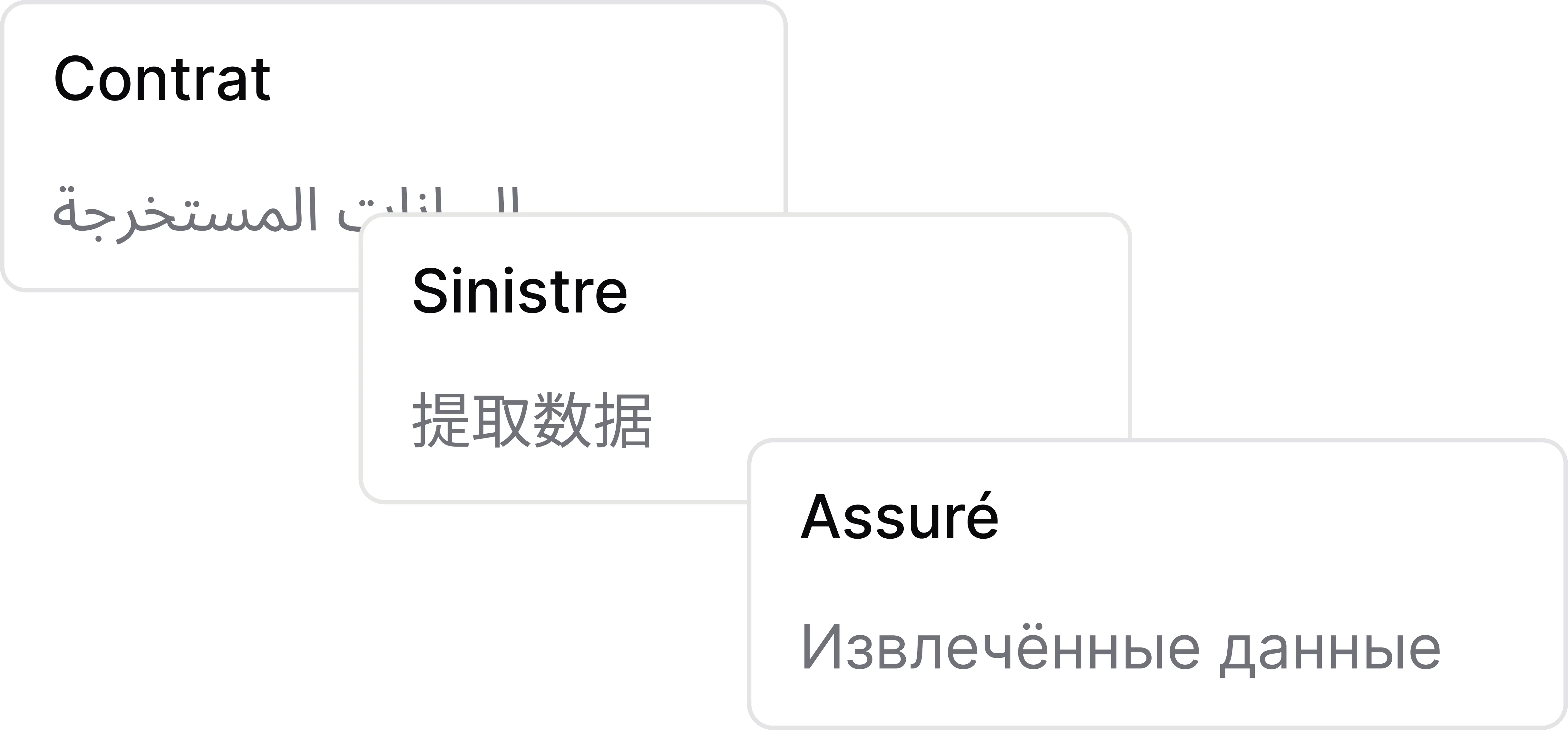 Mehrsprachige OCR für Versicherungsdokumente – automatische Übersetzung und Datenerfassung.