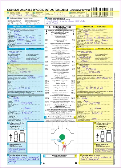 Handschriftenerkennung in Unfallmeldungen – KI-basierte Erfassung handgeschriebener Formulare.