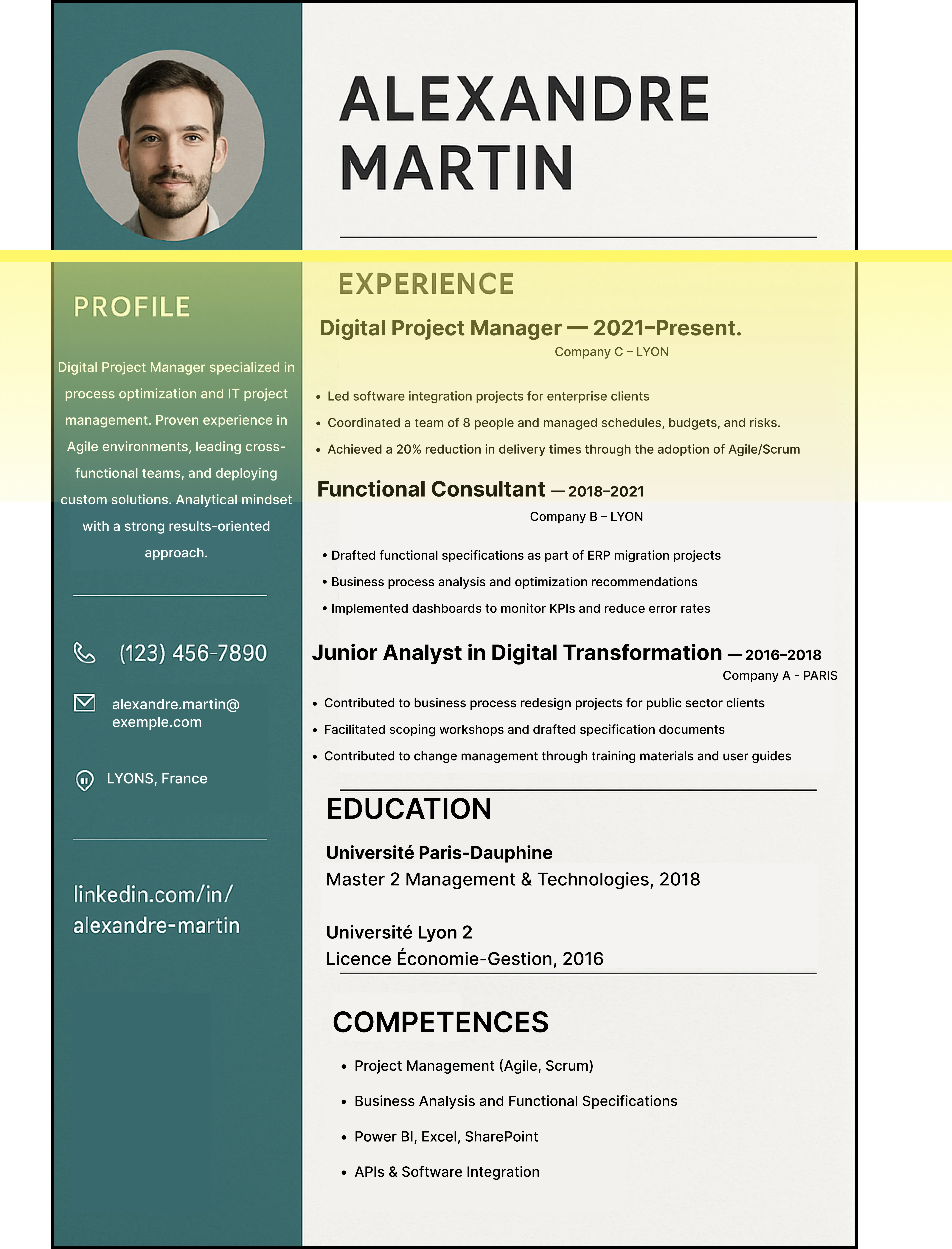 Extraktion von Lebensläufen und Bewerbungsdaten – KI zur Digitalisierung von HR-Dokumenten.