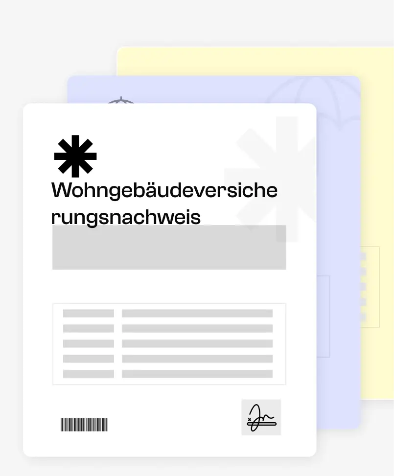 Hausversicherungsschein