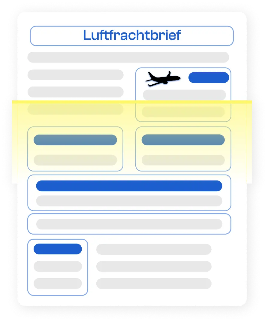 Luftfrachtbrief AWB