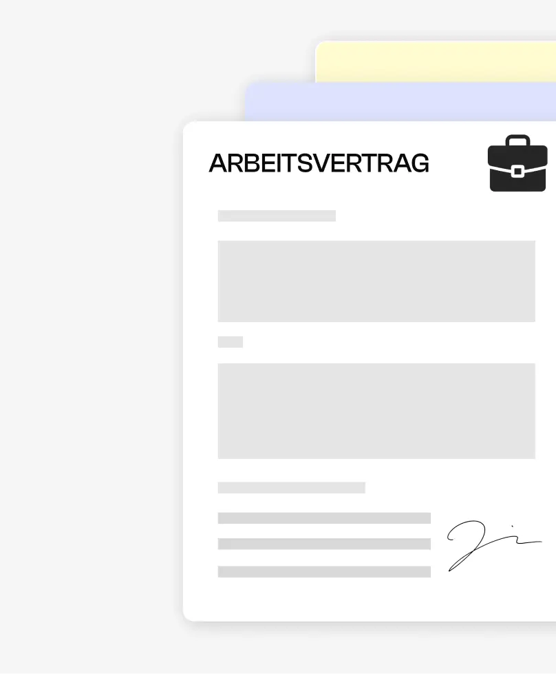 Auszug PDF Arbeitsvertrag