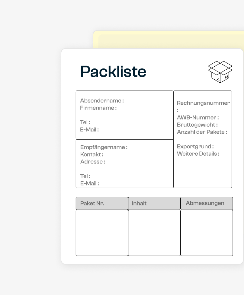 Packliste