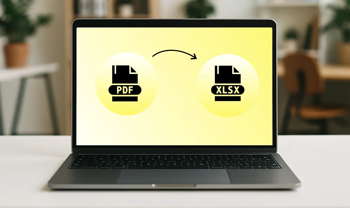 OCR extrahiert Tabellen aus PDFs und exportiert Daten direkt nach Excel – Beispielansicht.