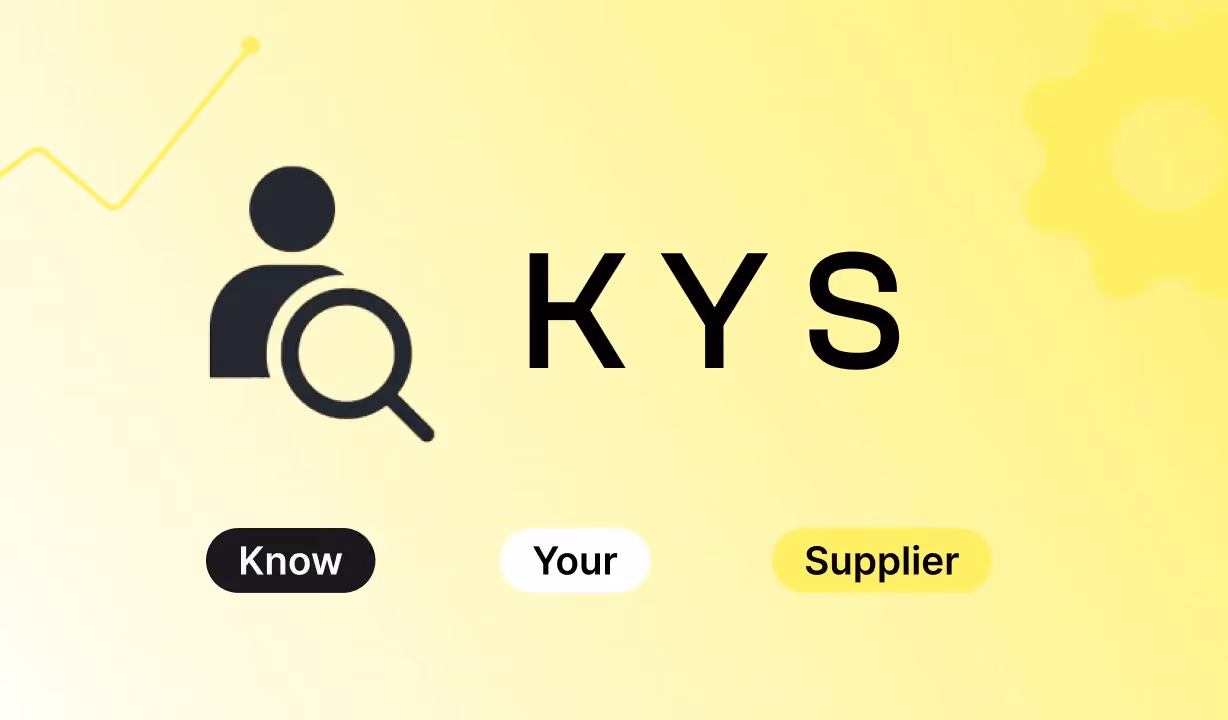 Know your supplier