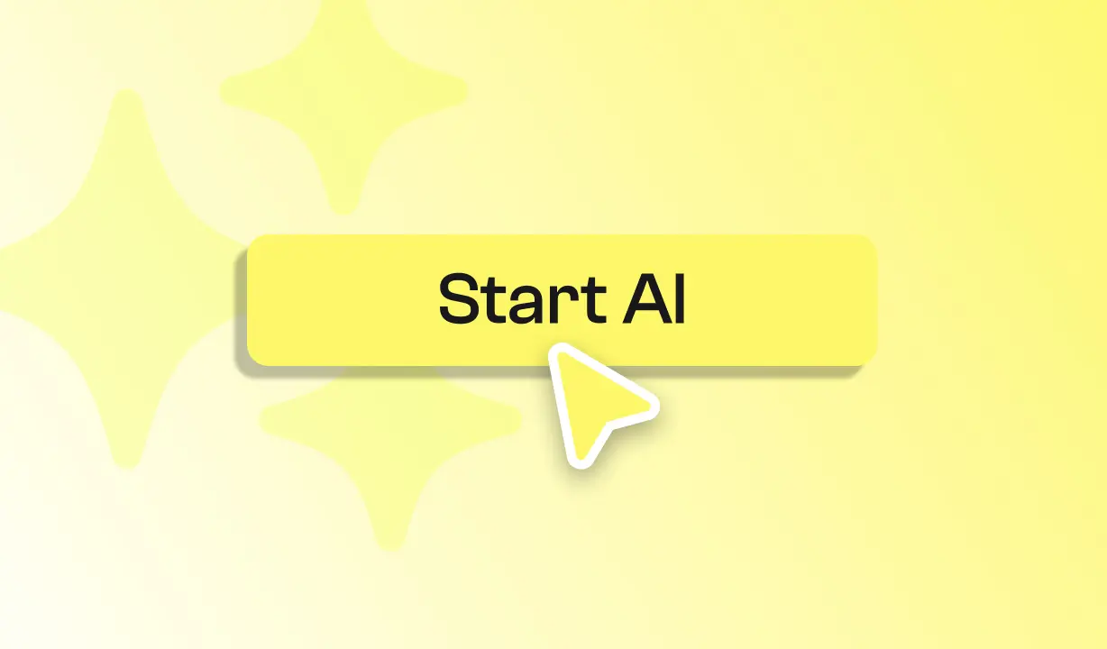 Illustration einer No-Code-KI-Plattform zur Dokumentenautomatisierung ohne Programmierung.