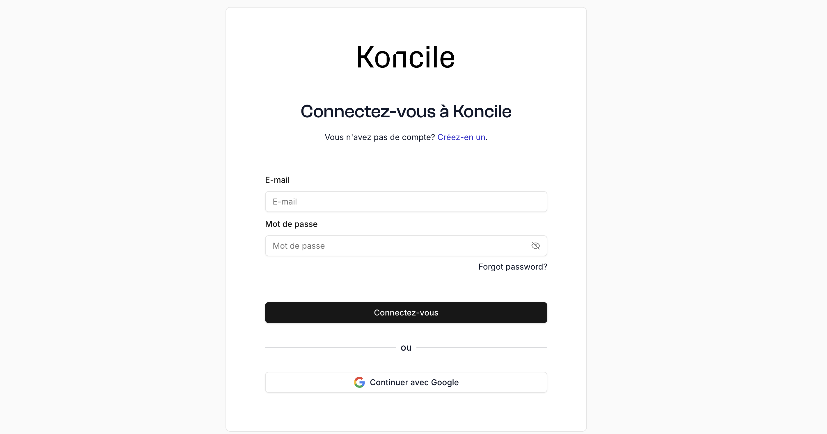 Koncile-Konto