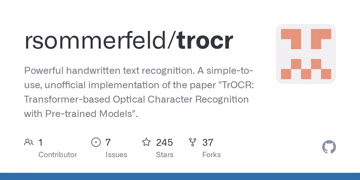 TrOCR Logo