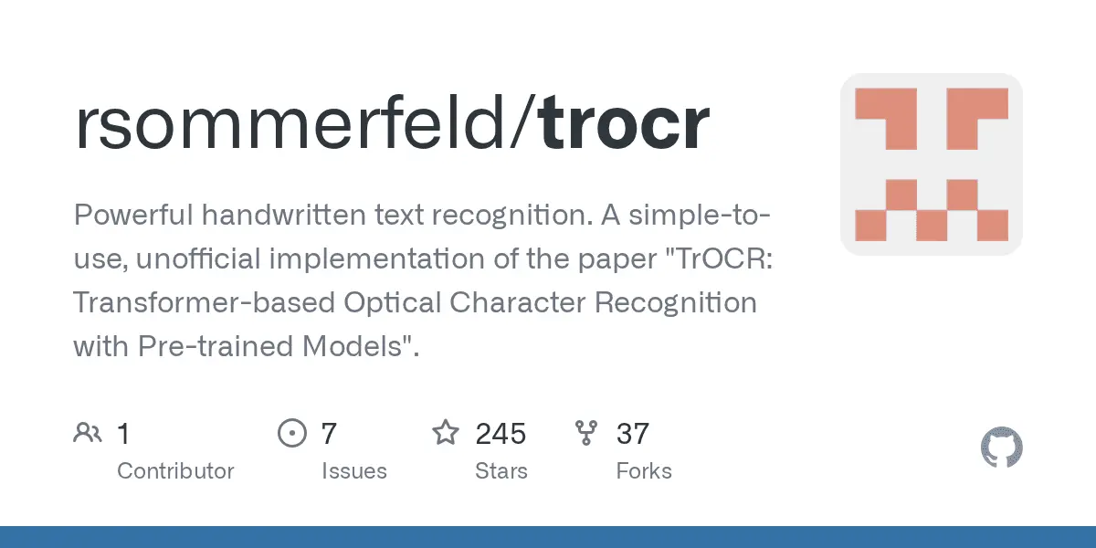 TrOCR Logo