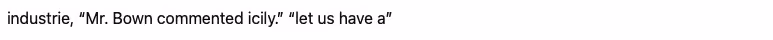 OpenAI Vision transcribing handwritten IAM sentence with minor quotation formatting differences