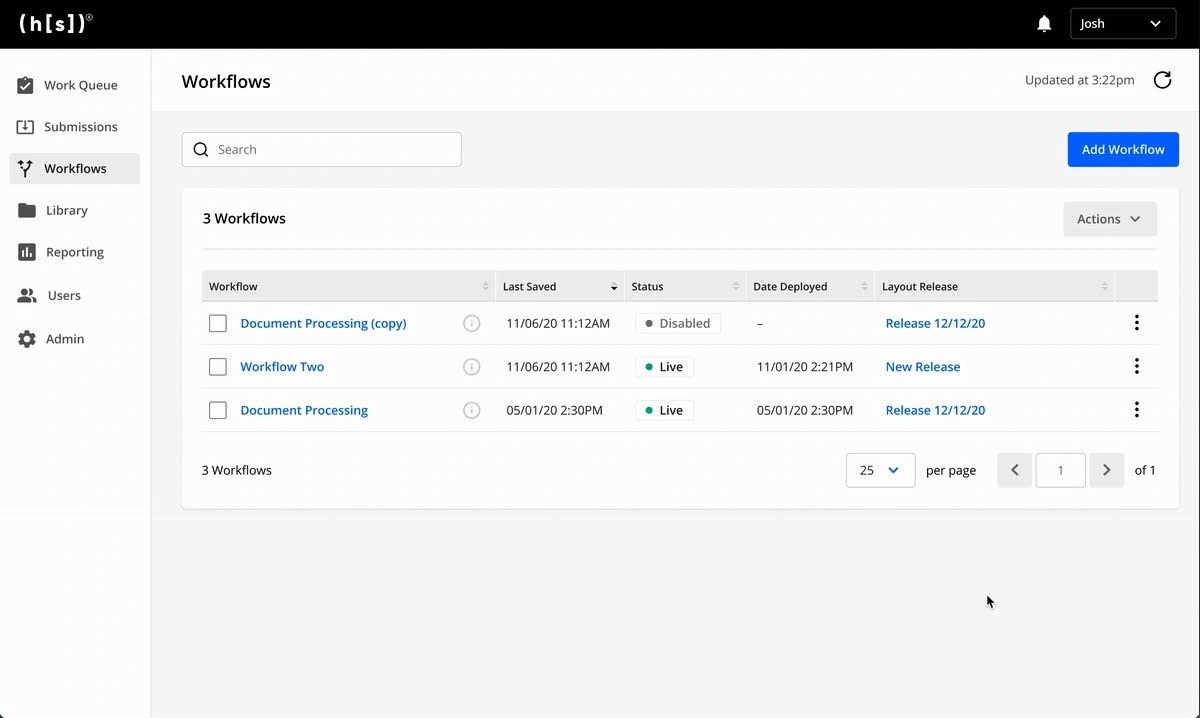 Hyperscience Hypercell – Dashboard der intelligenten Dokumentenautomatisierung