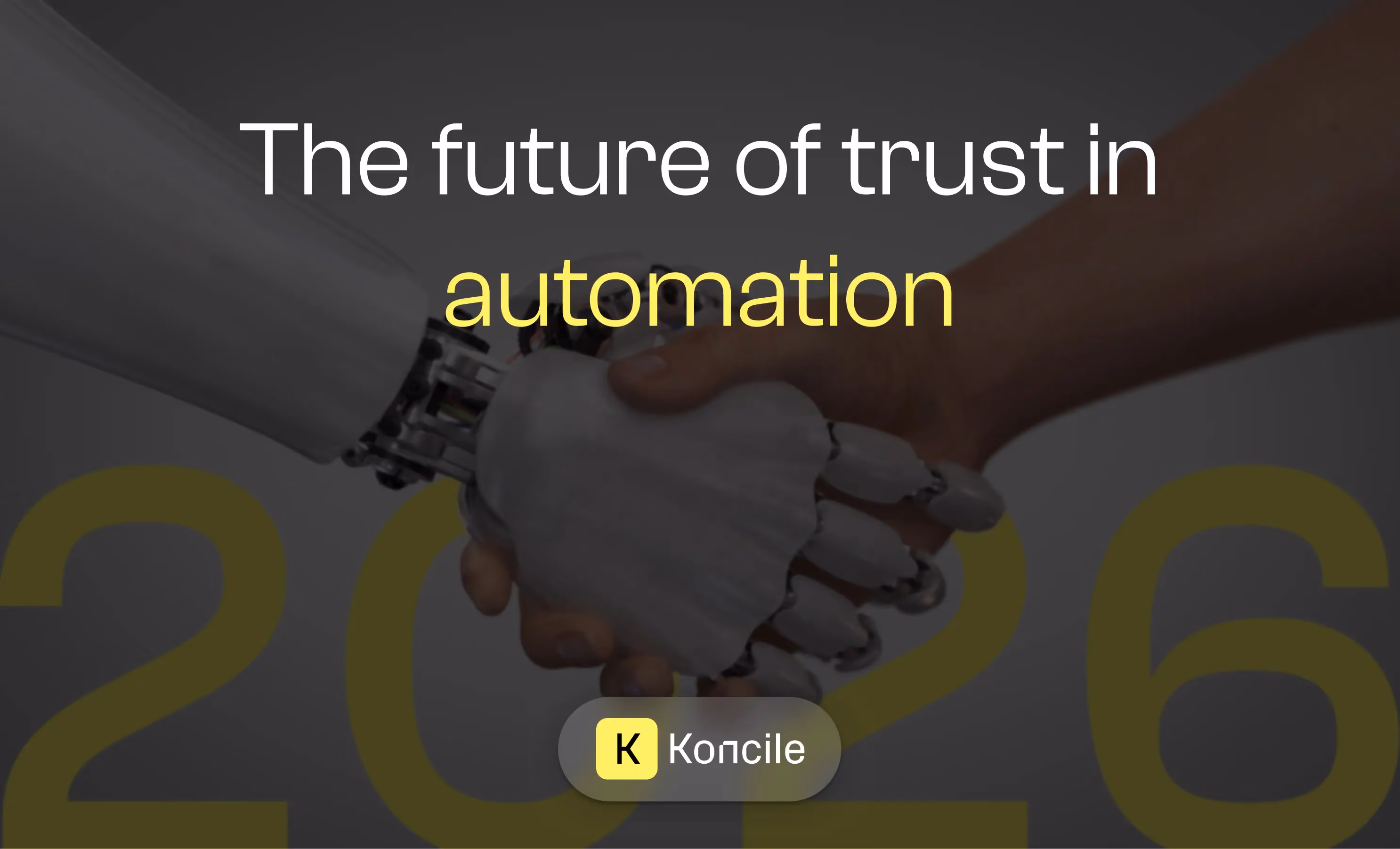 The futur of trust in automation