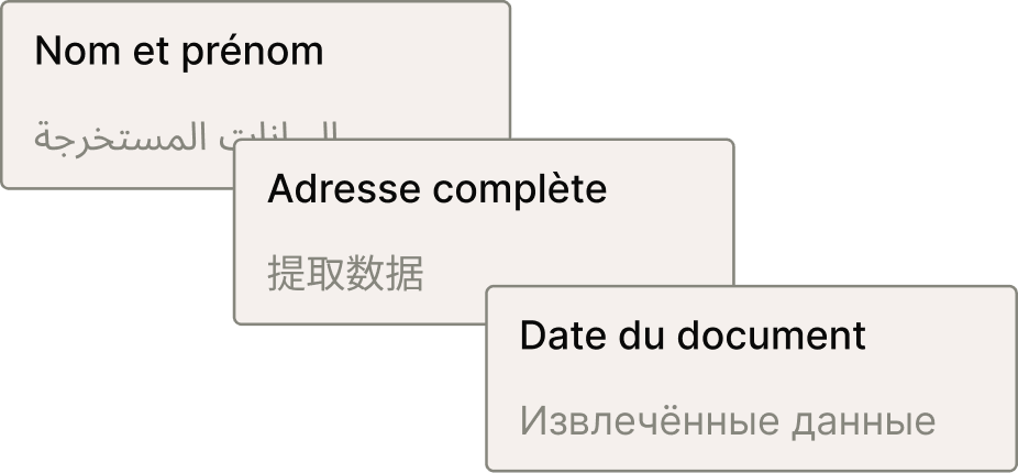 OCR multilingue pour justificatifs de domicile