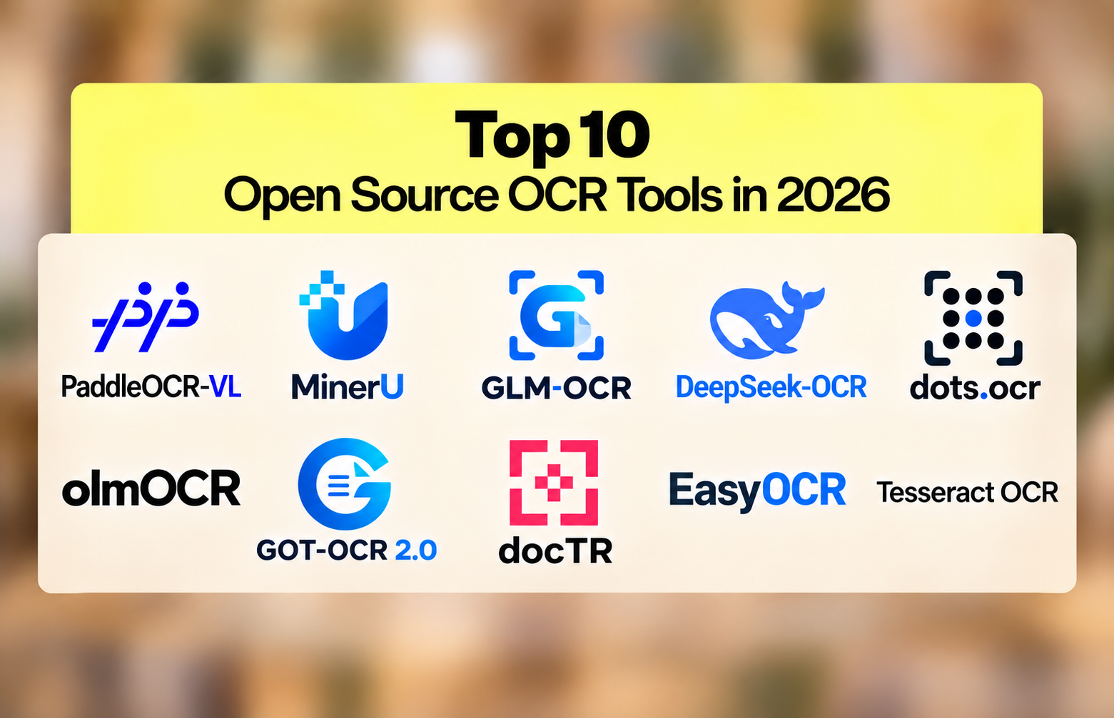 10 Best Open Source OCR Tools in 2026