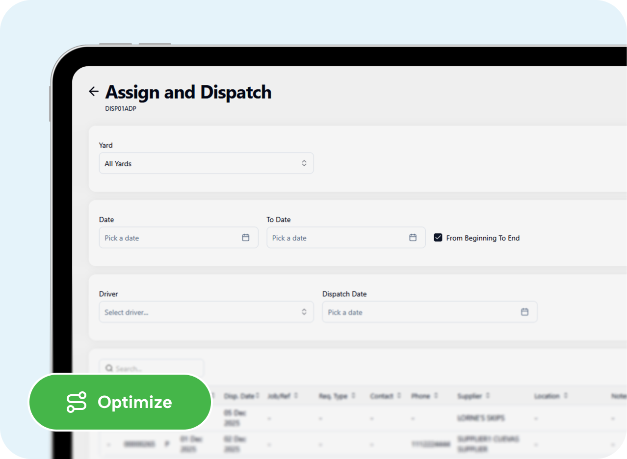 Smarter Routes. Lower Cost Per Ton.