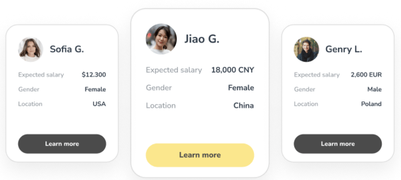 Horizons UX example