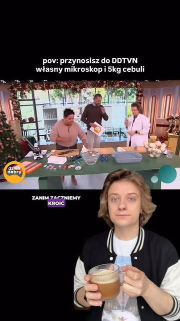 Okładka rolki: jak tam wasze cebule do śledzi, pokrojone?! popłakane? 🧅🧅🧅 @dziendobrytvn