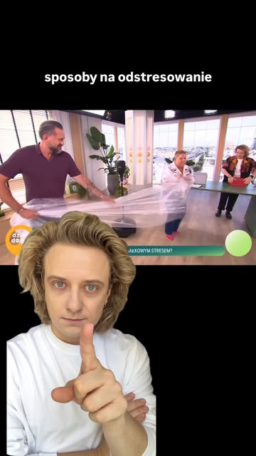 Okładka rolki: byłem w @dziendobrytvn i opowiedziałem o tym, czego się dowiedziałem na temat stresu