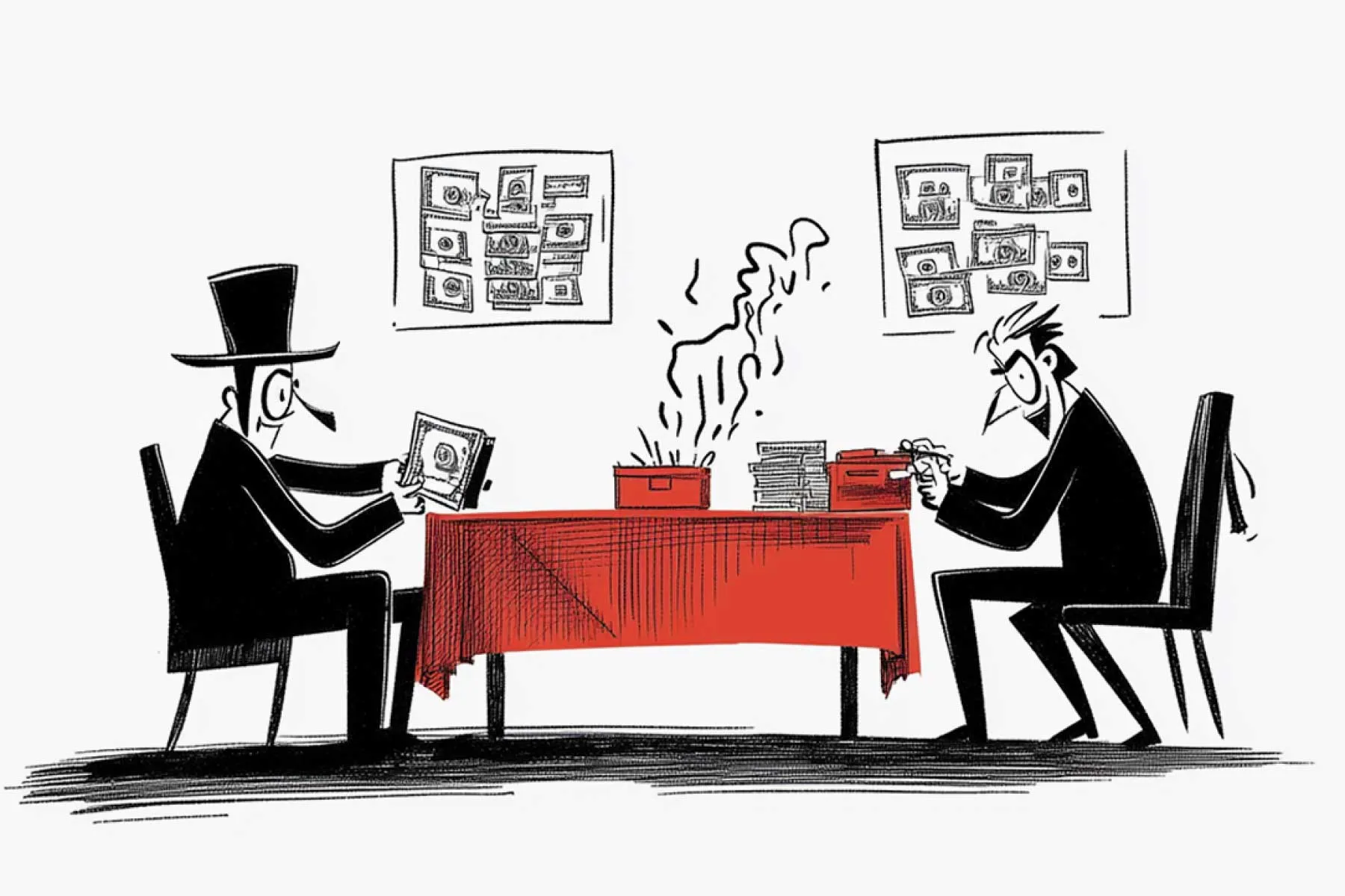 Illustration of hidden money laundering activity within digital payment systems