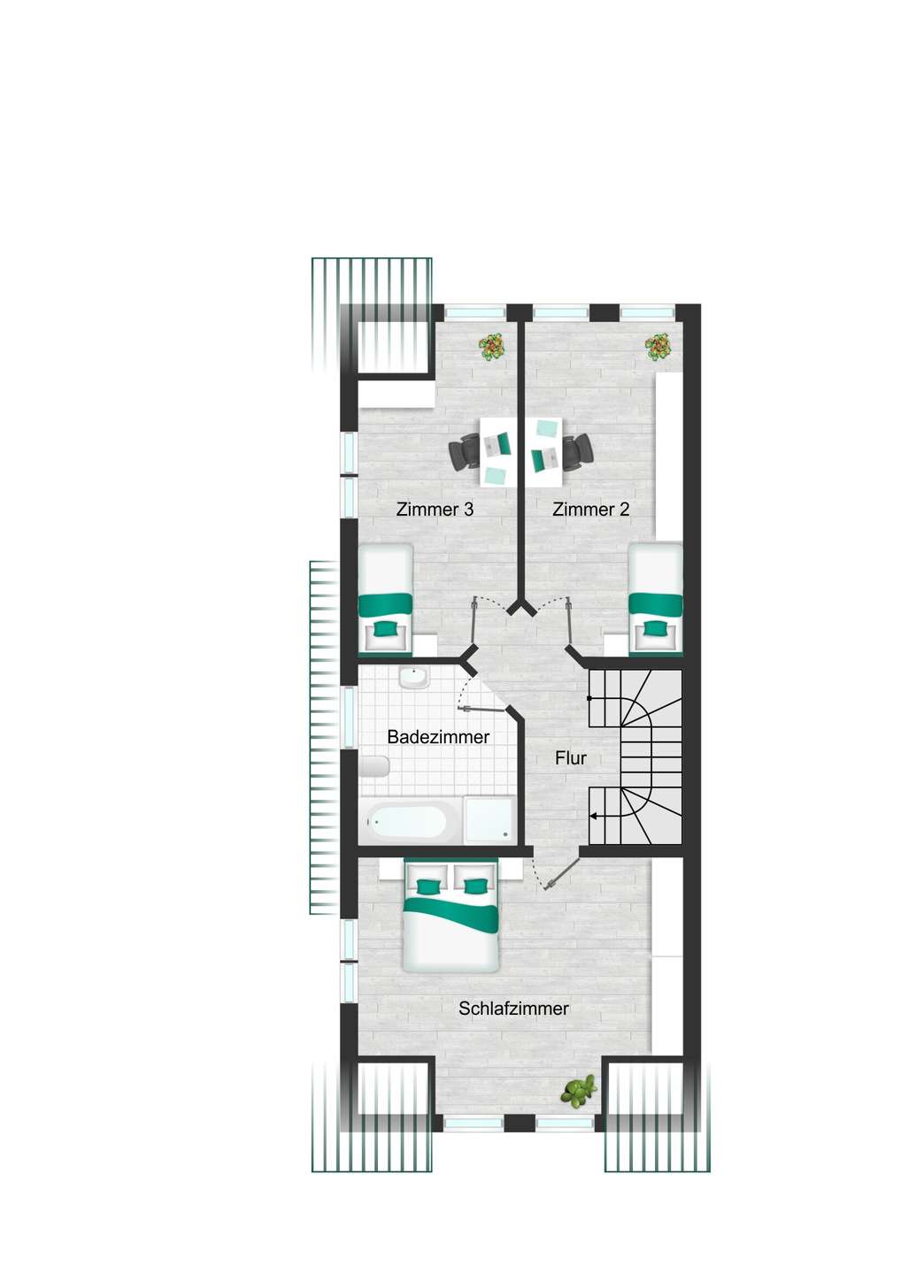 Grundriss Obergeschoss