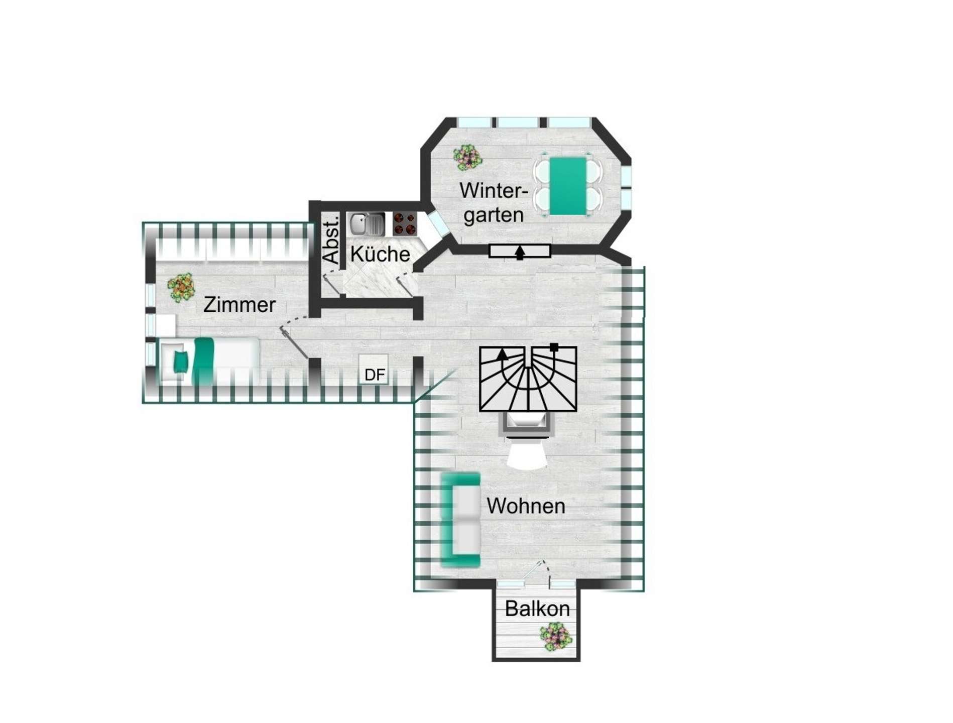 Grundriss DG