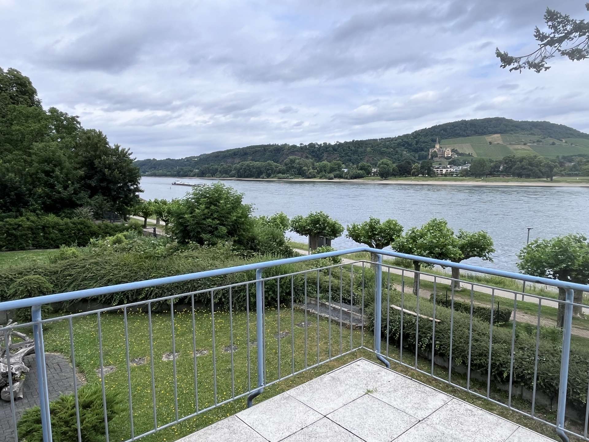 Direkter Rheinblick