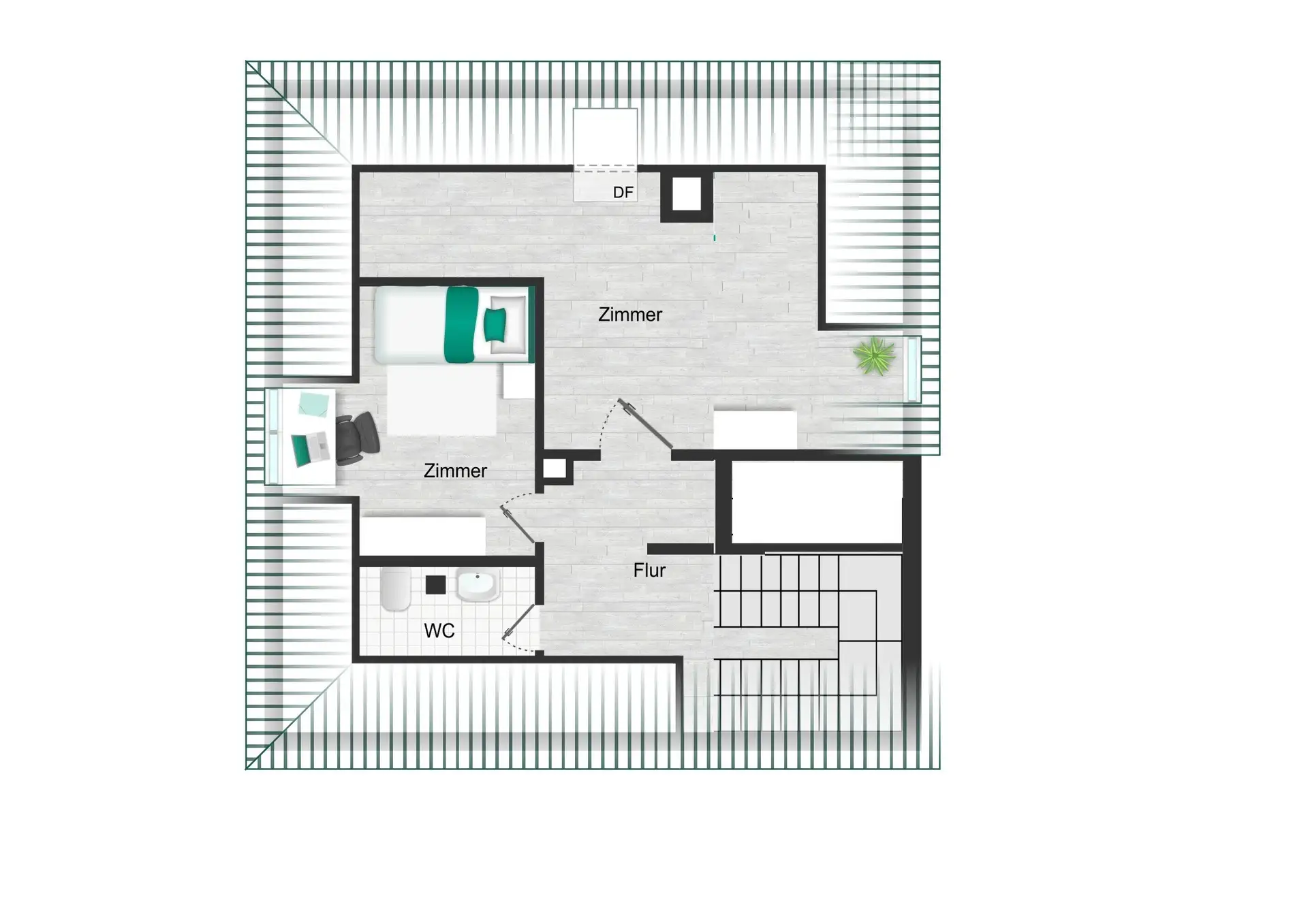 Grundriss Dachgeschoss