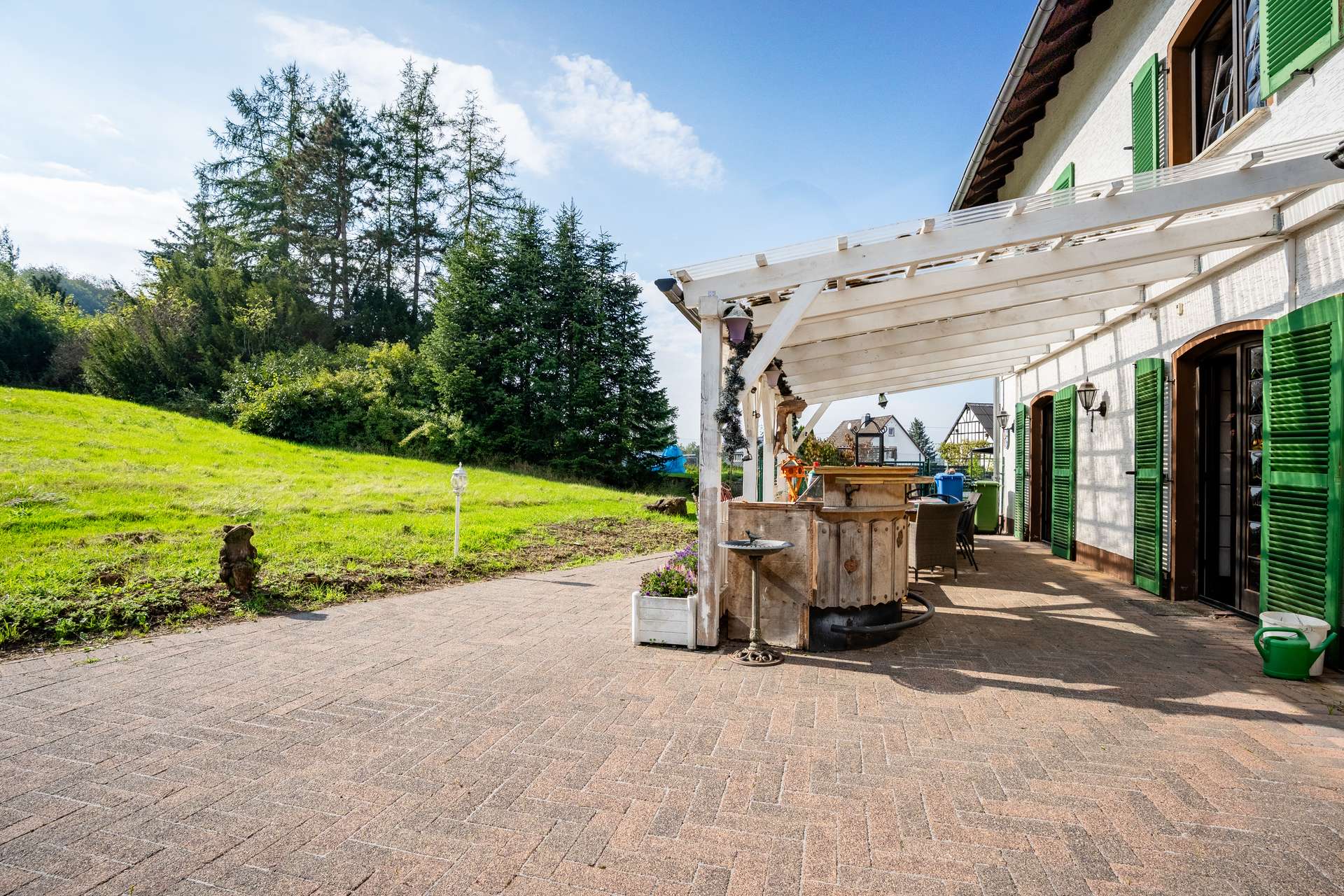 Überdachte Terrasse