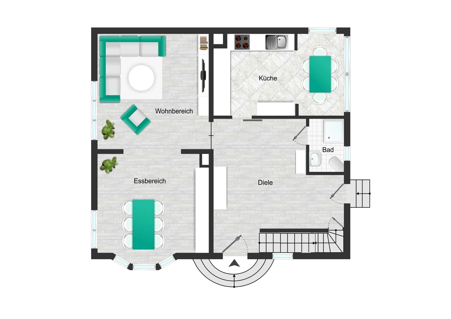 Grundriss Erdgeschoss