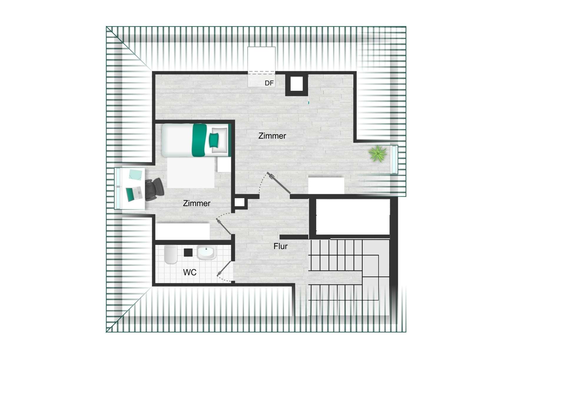 Grundriss Dachgeschoss