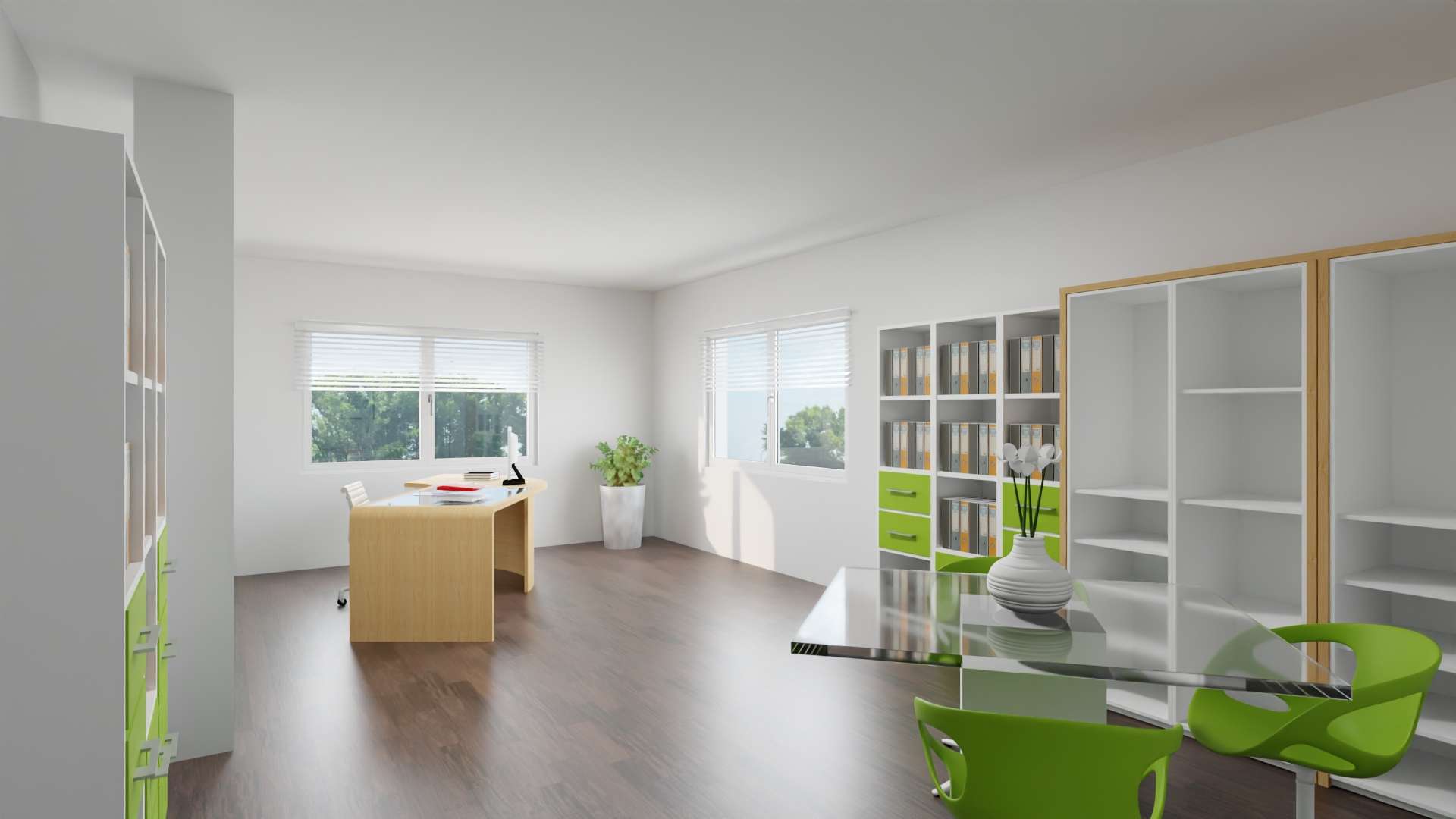 08 - Visualisierung Büro 2.OG