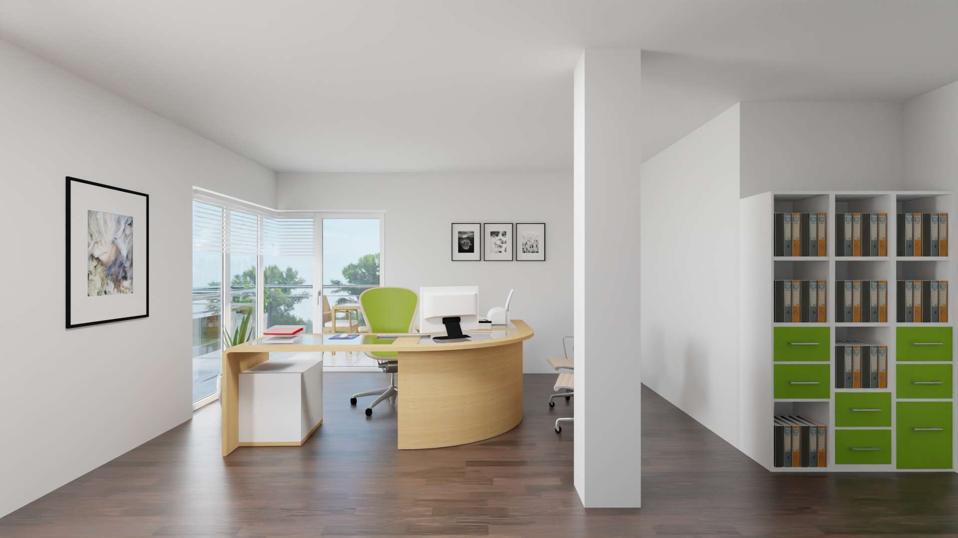 18 - Visualisierung Büro 2.OG