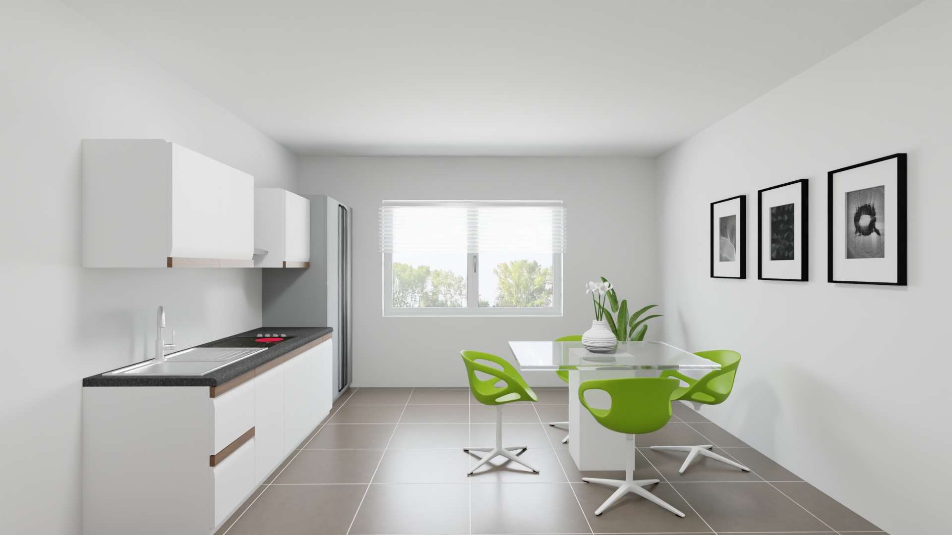 11 - Visualisierung Küche DG