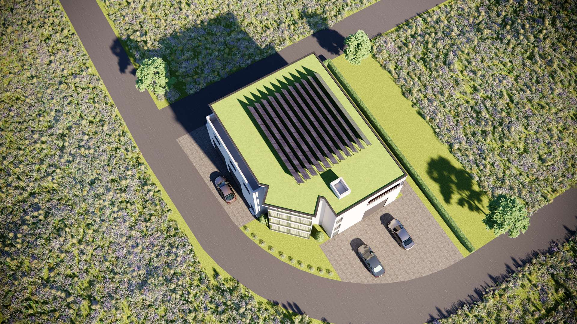 Visualisierung Luftaufnahme