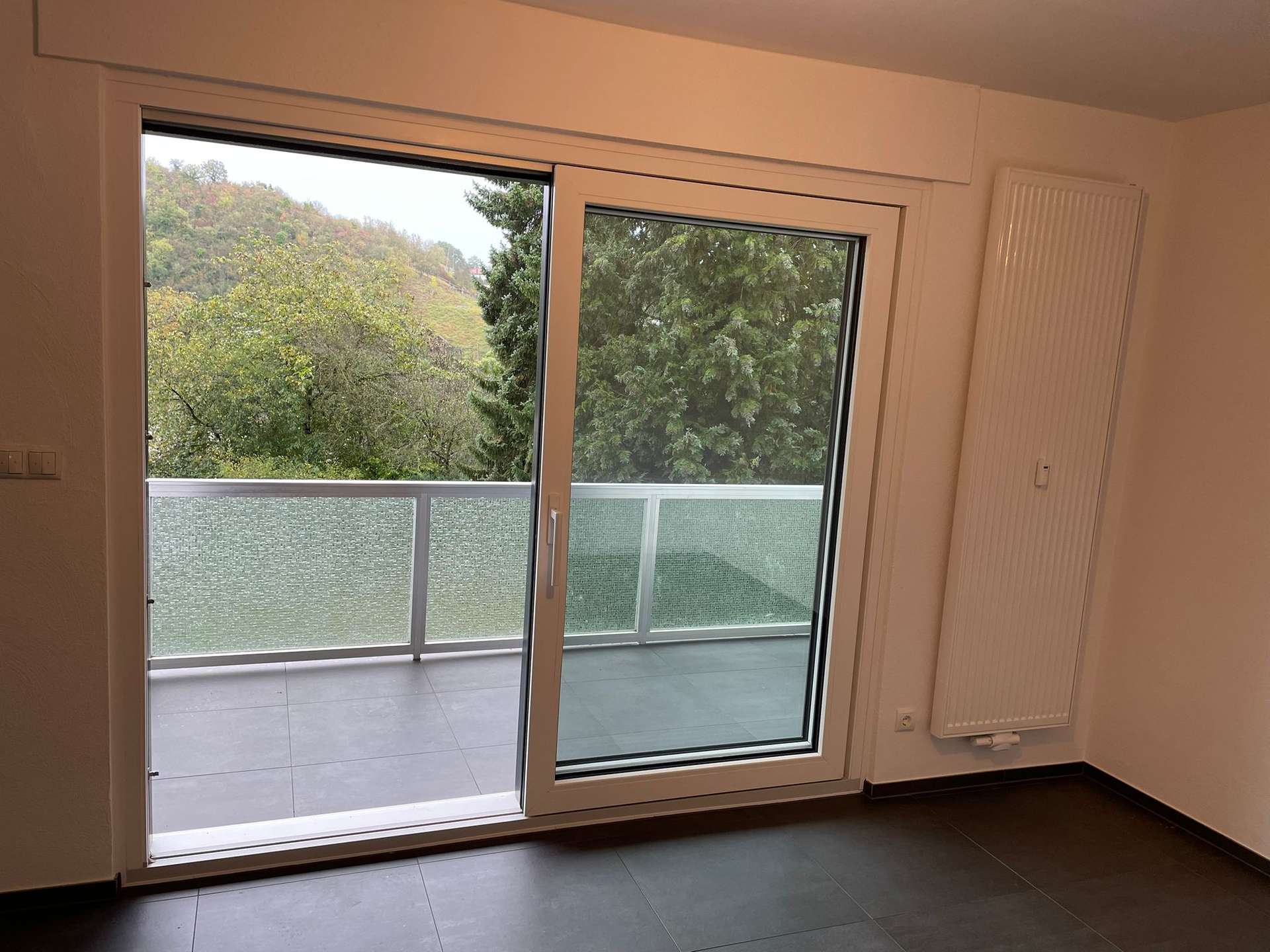 Zutritt Balkon von Esszimmer