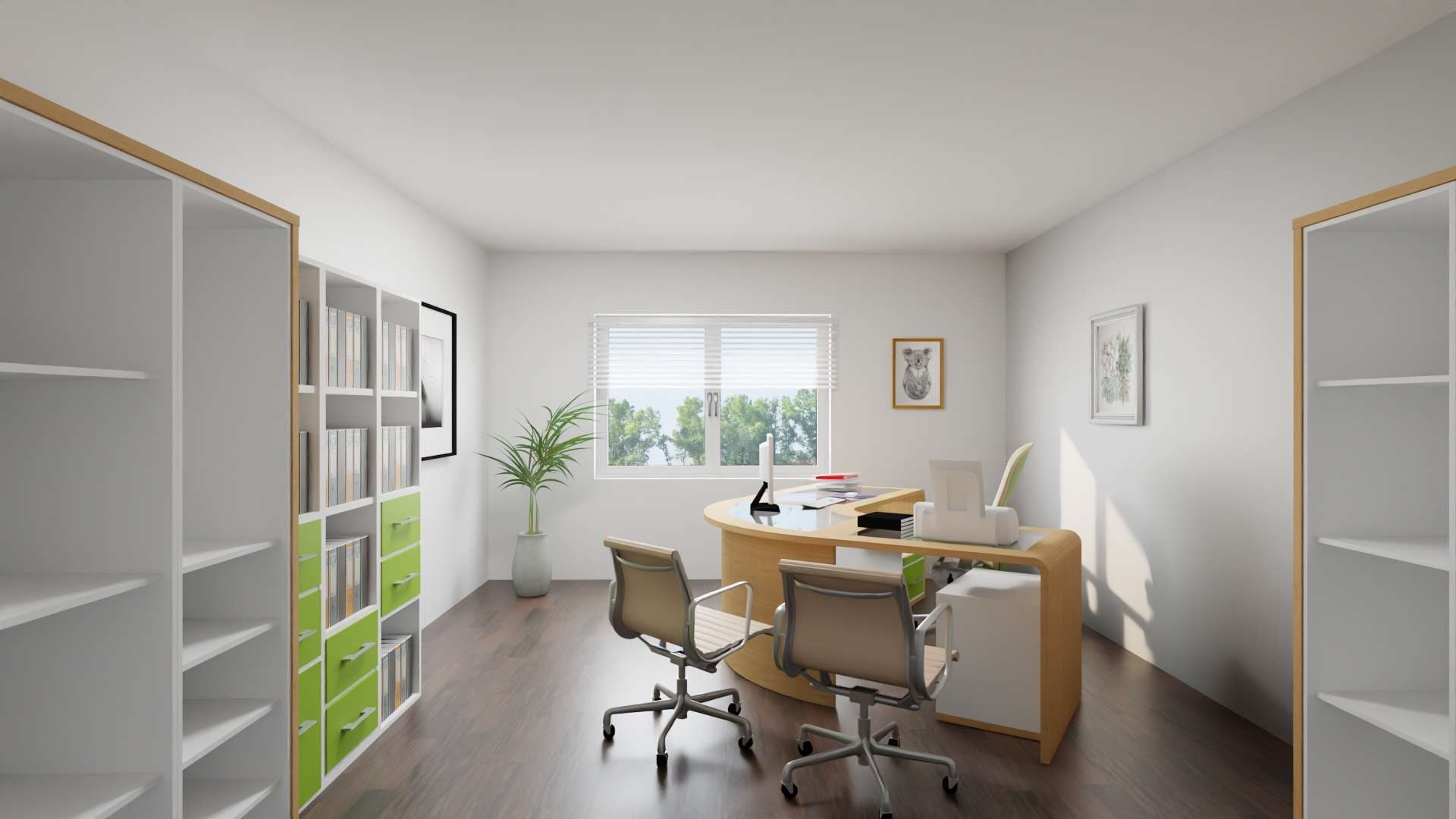 Visualisierung Büro 07
