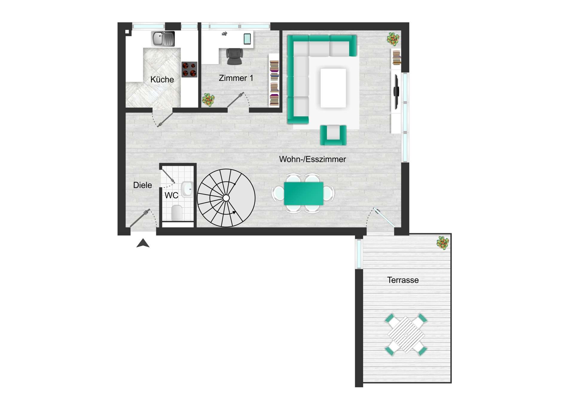 Grundriss Erdgeschoss